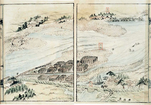 西条誌から 禎瑞、土場、唐樋の写真