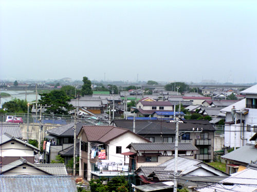 加茂川右岸河口:土場(古川)付近の写真