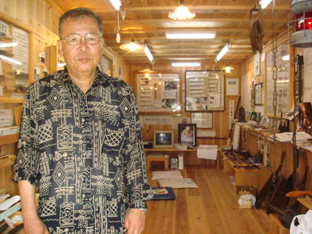 栗田孝一氏(鉄の博物館にて)の写真