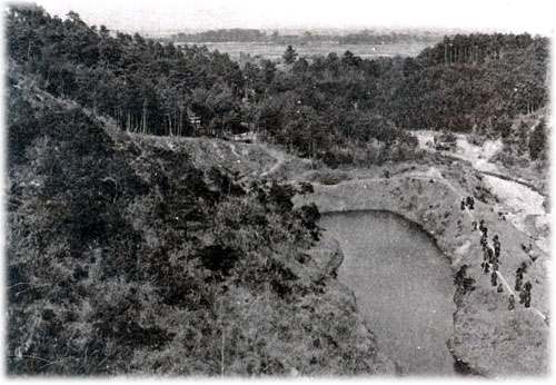 前池(大谷池のほぼ中央西側にあった池)の写真