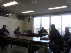 湯谷口自治会との懇談風景
