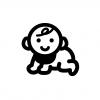 ハイハイする赤ちゃん