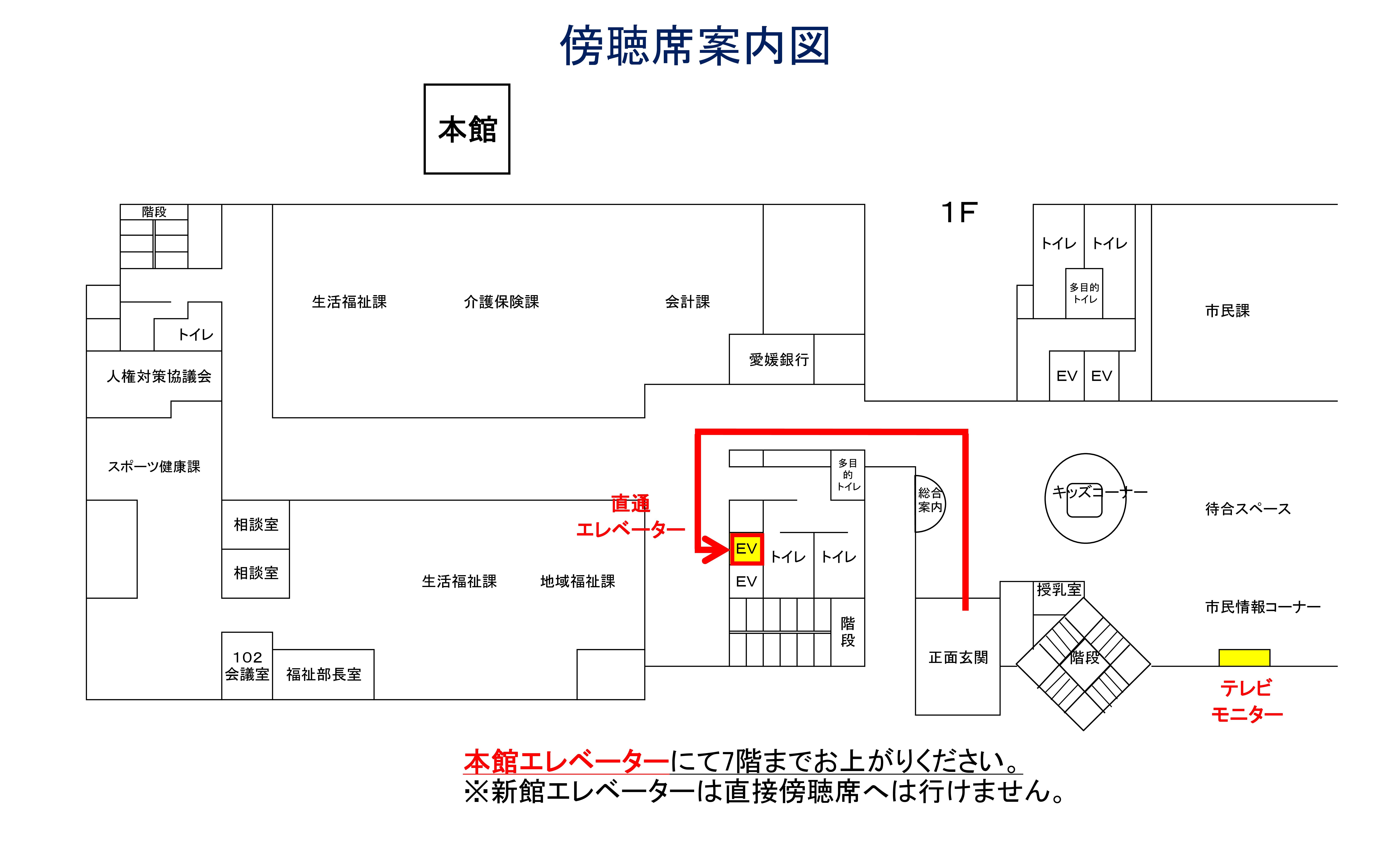 庁舎レイアウト