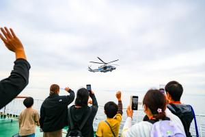 西条市研修の船